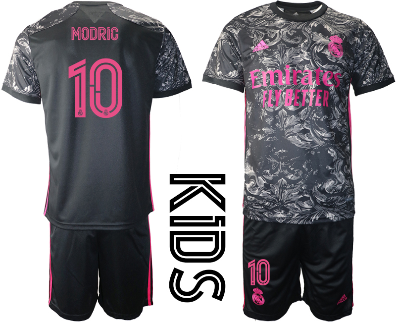 2021 Real Madrid away youth #10 soccer jerseys->youth soccer jersey->Youth Jersey